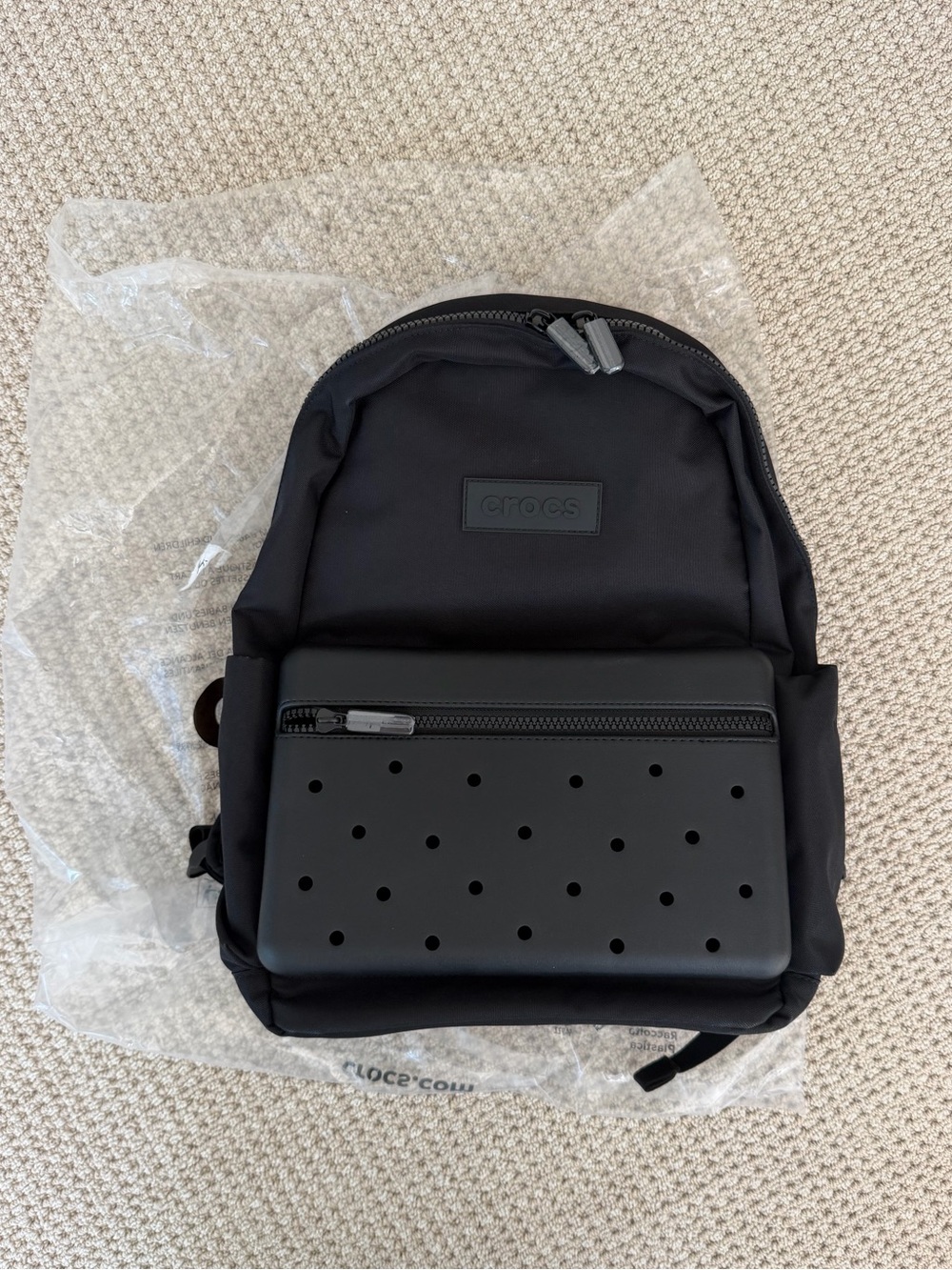NWT crocs lightweight jibbitz backpack